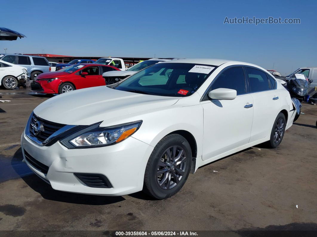 2016 Nissan Altima 2.5 S Белый vin: 1N4AL3AP1GN384396