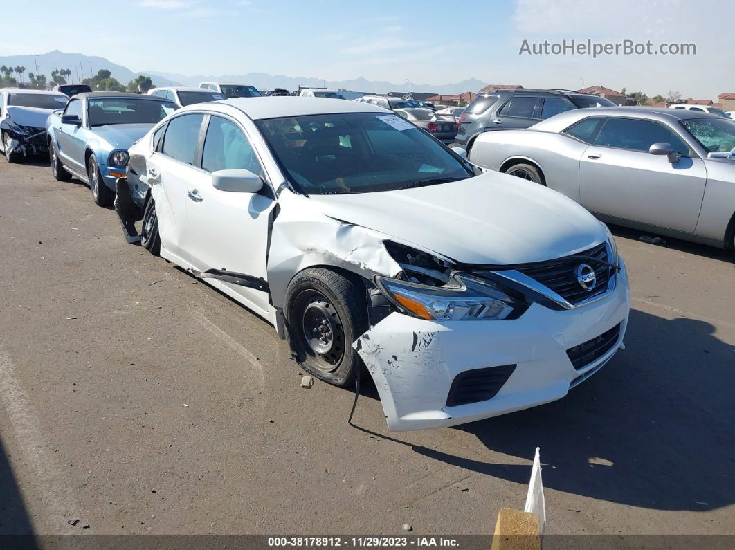 2016 Nissan Altima 2.5 S White vin: 1N4AL3AP1GN385516