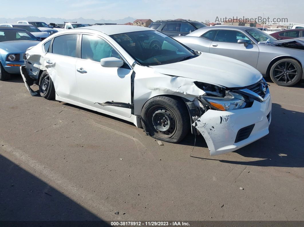 2016 Nissan Altima 2.5 S White vin: 1N4AL3AP1GN385516