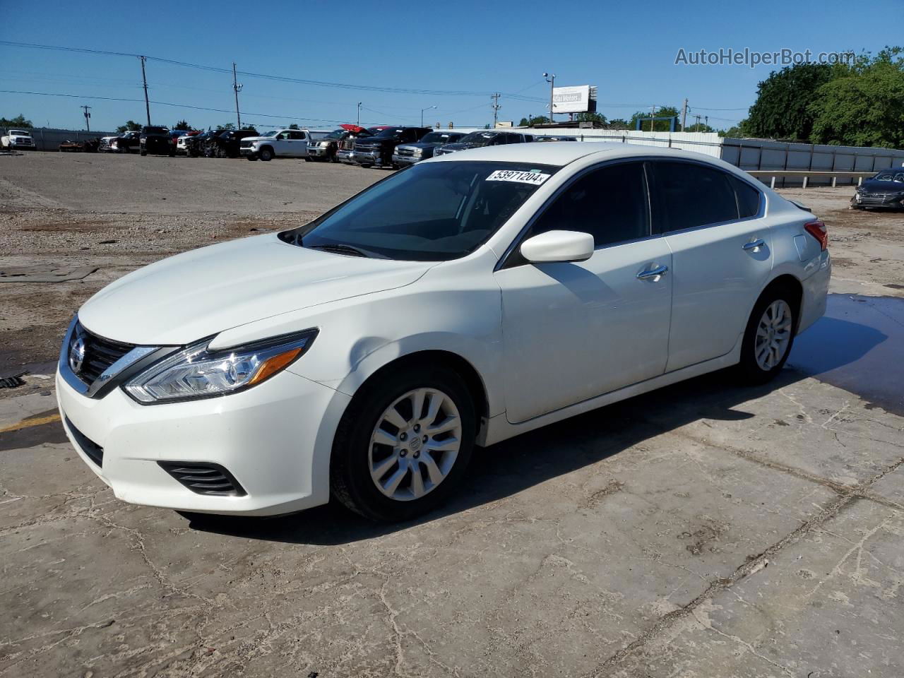 2017 Nissan Altima 2.5 White vin: 1N4AL3AP1HC120771