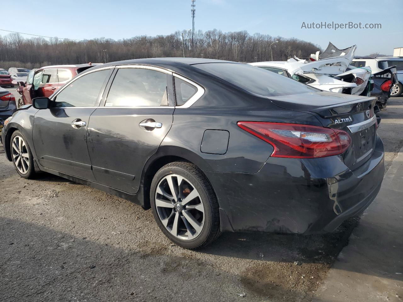 2017 Nissan Altima 2.5 Черный vin: 1N4AL3AP1HC486973