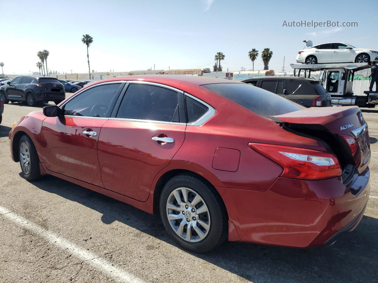 2017 Nissan Altima 2.5 Red vin: 1N4AL3AP1HC488058