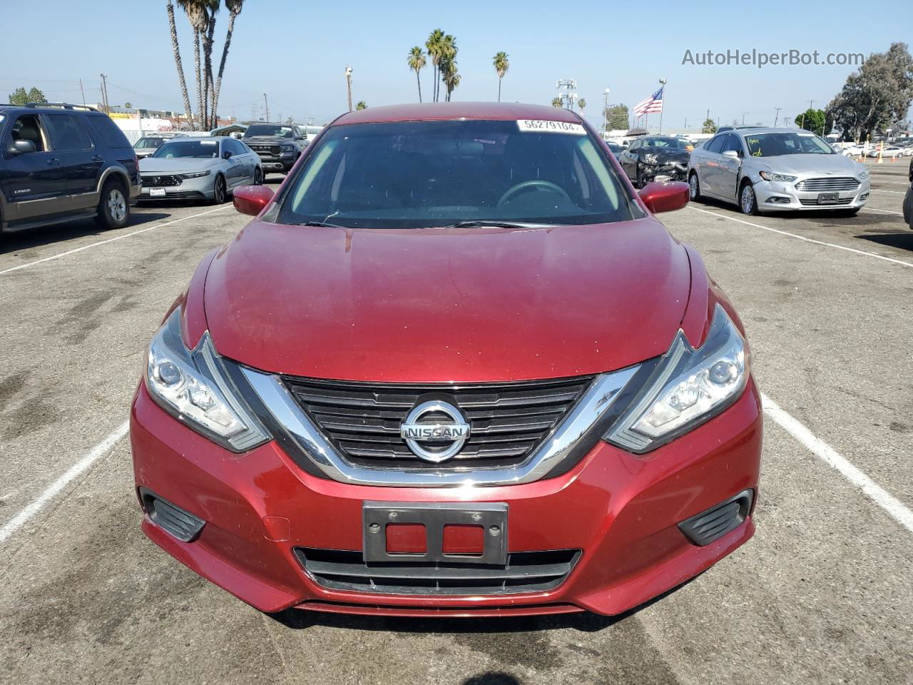 2017 Nissan Altima 2.5 Red vin: 1N4AL3AP1HC488058