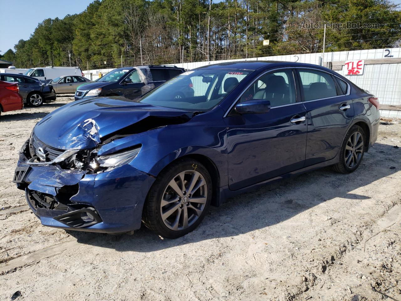 2018 Nissan Altima 2.5 Blue vin: 1N4AL3AP1JC151220