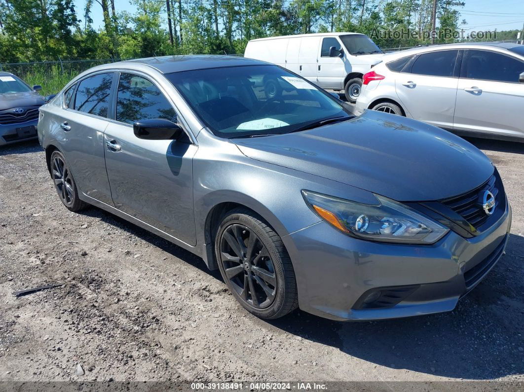 2018 Nissan Altima 2.5 Sr Gray vin: 1N4AL3AP1JC202795