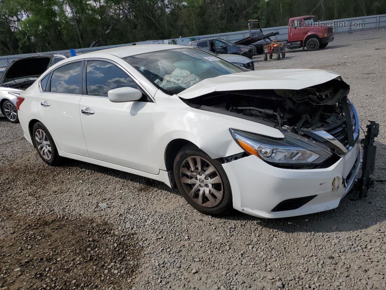 2018 Nissan Altima 2.5 White vin: 1N4AL3AP1JC230225