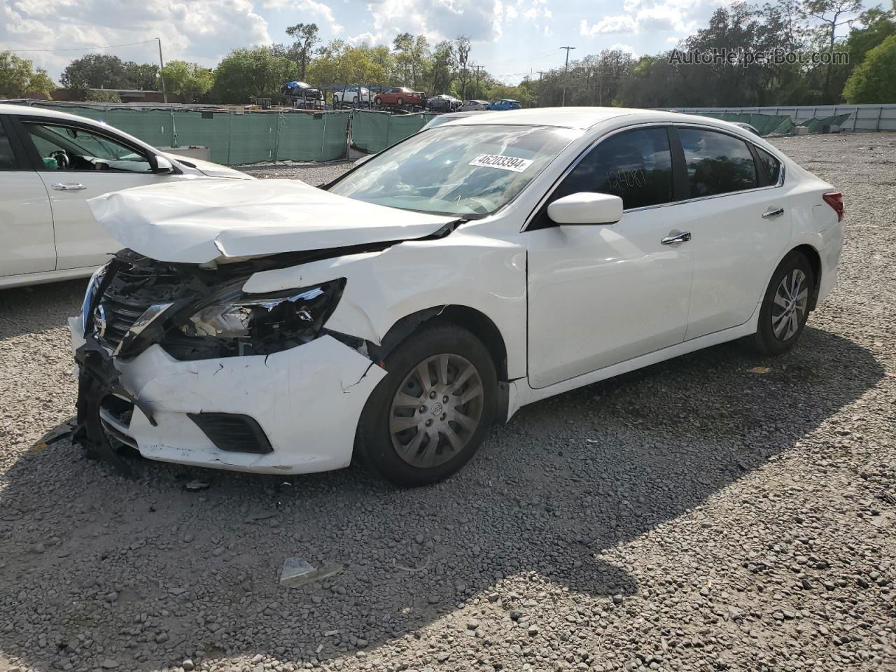 2018 Nissan Altima 2.5 White vin: 1N4AL3AP1JC230225