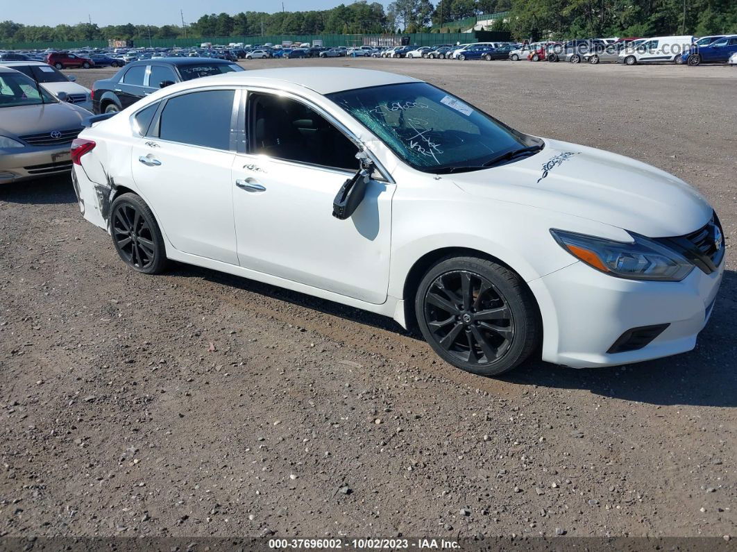 2018 Nissan Altima 2.5 Sr White vin: 1N4AL3AP1JC243752