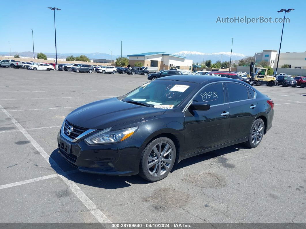 2018 Nissan Altima 2.5 Sr Black vin: 1N4AL3AP1JC275522