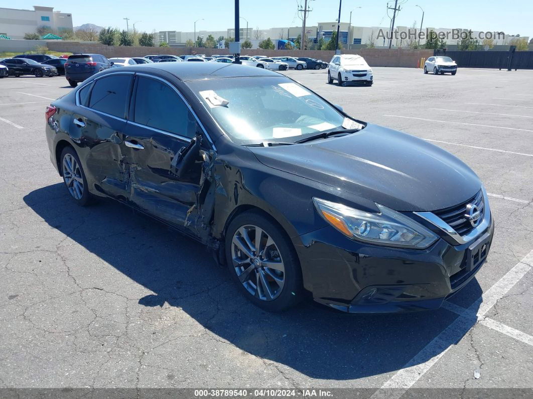 2018 Nissan Altima 2.5 Sr Black vin: 1N4AL3AP1JC275522