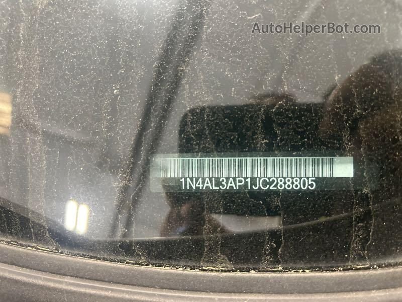2018 Nissan Altima 2.5 S vin: 1N4AL3AP1JC288805