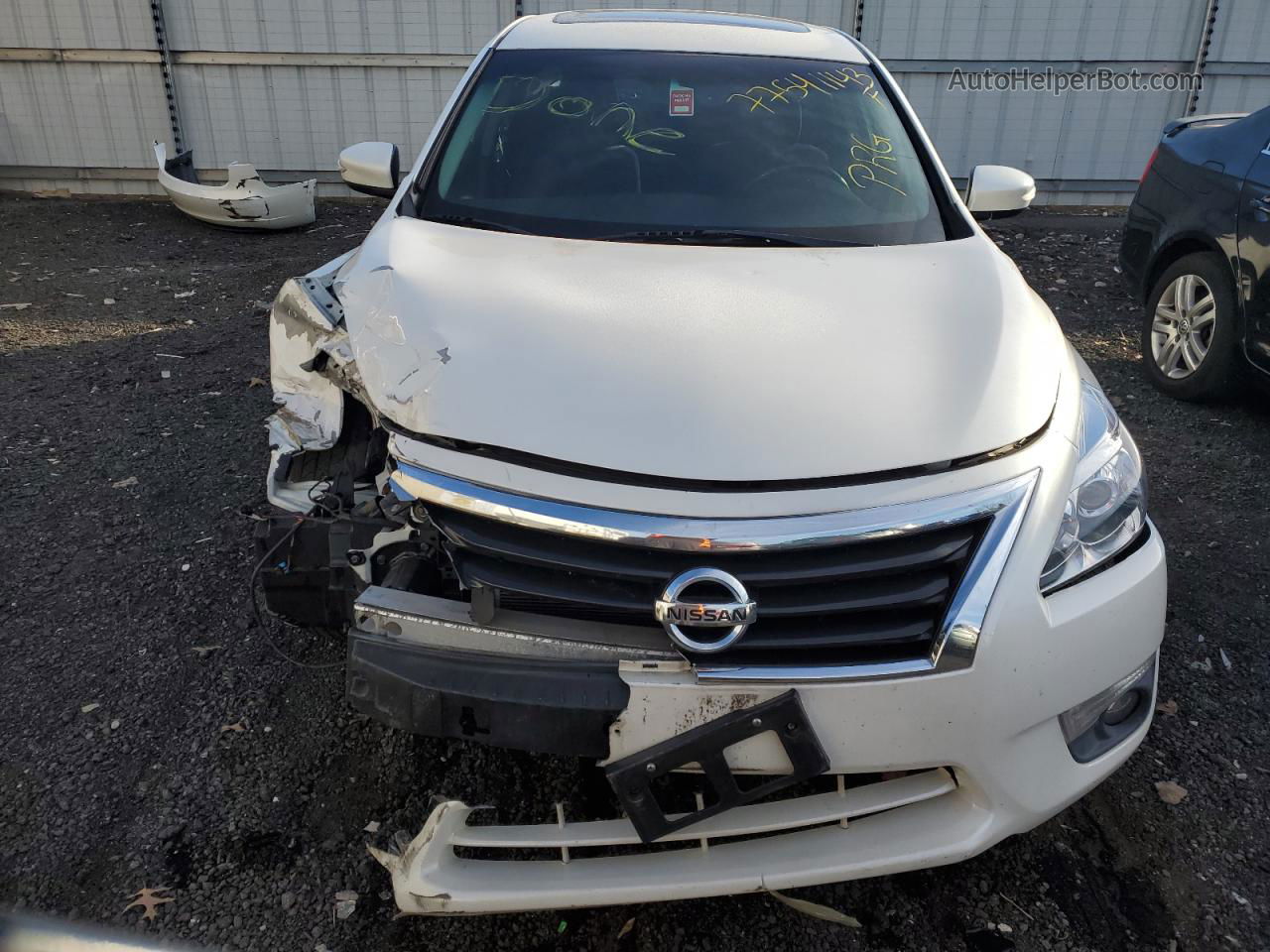 2014 Nissan Altima 2.5 White vin: 1N4AL3AP2EC105210