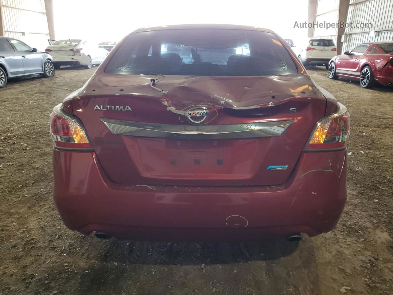 2014 Nissan Altima 2.5 Красный vin: 1N4AL3AP2EC148798