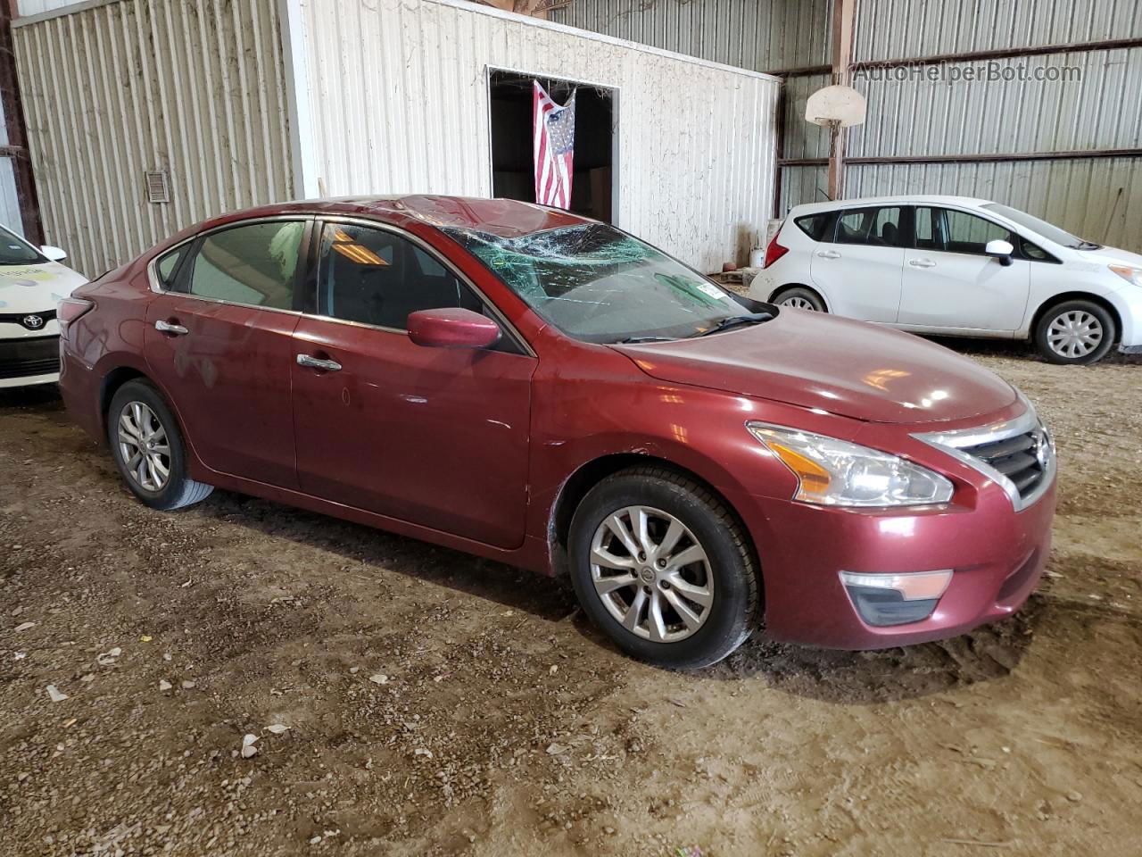 2014 Nissan Altima 2.5 Красный vin: 1N4AL3AP2EC148798