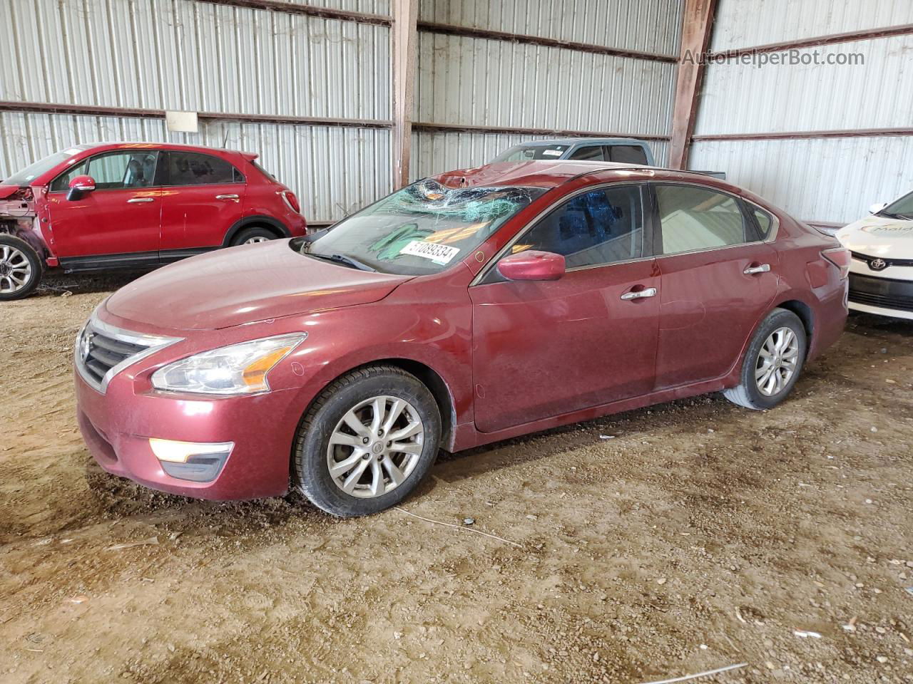 2014 Nissan Altima 2.5 Красный vin: 1N4AL3AP2EC148798