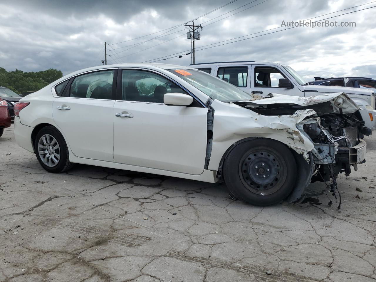 2014 Nissan Altima 2.5 White vin: 1N4AL3AP2EC171398