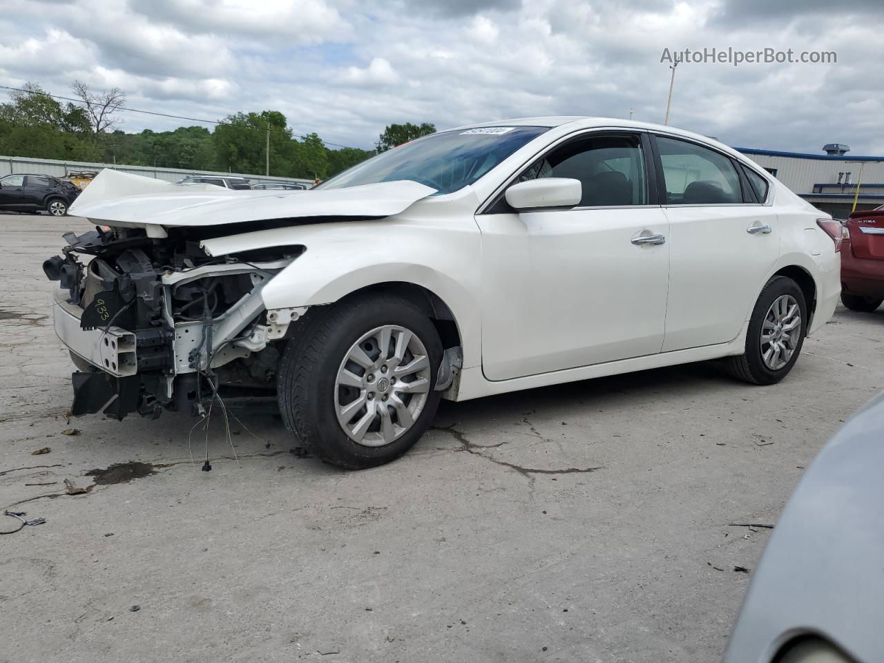 2014 Nissan Altima 2.5 White vin: 1N4AL3AP2EC171398