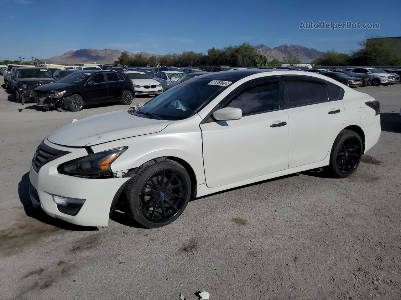 2014 Nissan Altima 2.5 White vin: 1N4AL3AP2EN243236