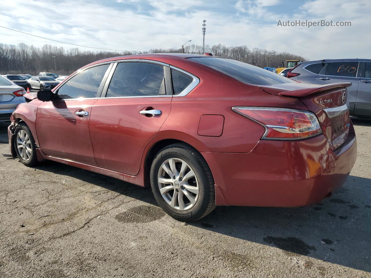 2014 Nissan Altima 2.5 Burgundy vin: 1N4AL3AP2EN243253