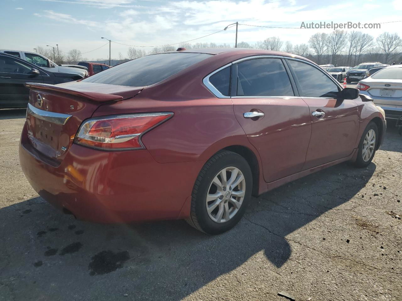 2014 Nissan Altima 2.5 Burgundy vin: 1N4AL3AP2EN243253