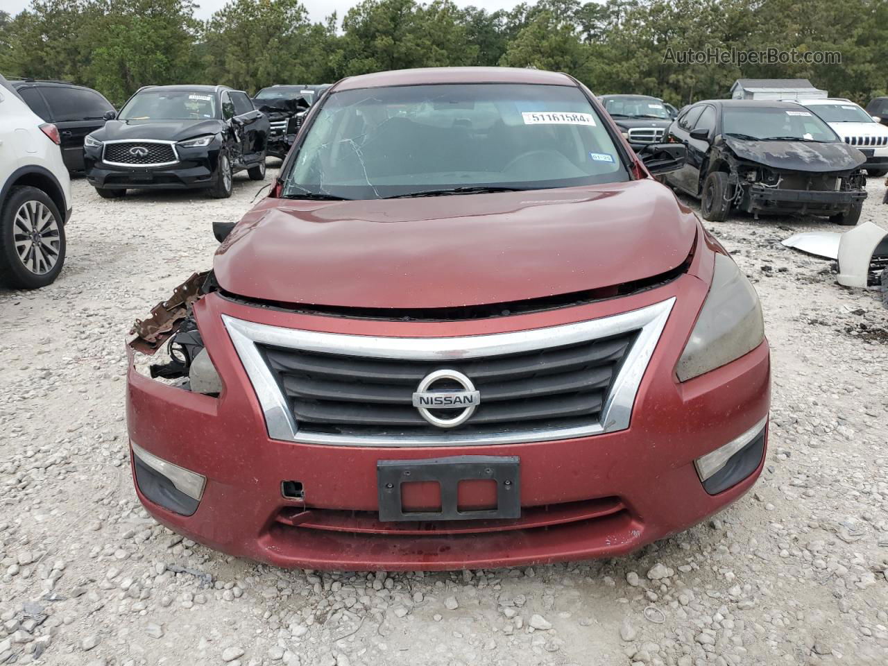 2014 Nissan Altima 2.5 Red vin: 1N4AL3AP2EN345376