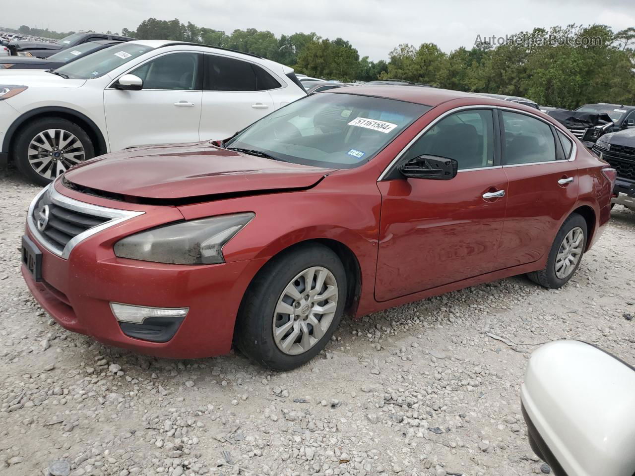 2014 Nissan Altima 2.5 Red vin: 1N4AL3AP2EN345376