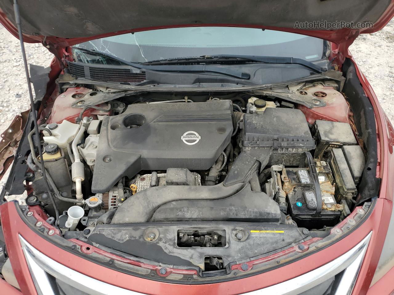 2014 Nissan Altima 2.5 Красный vin: 1N4AL3AP2EN345376