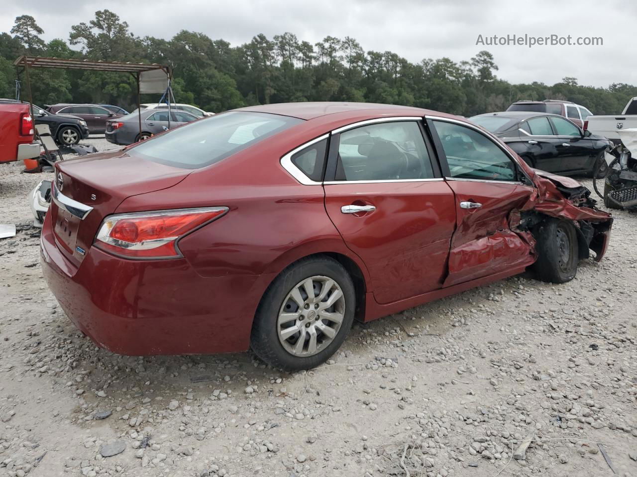 2014 Nissan Altima 2.5 Red vin: 1N4AL3AP2EN345376