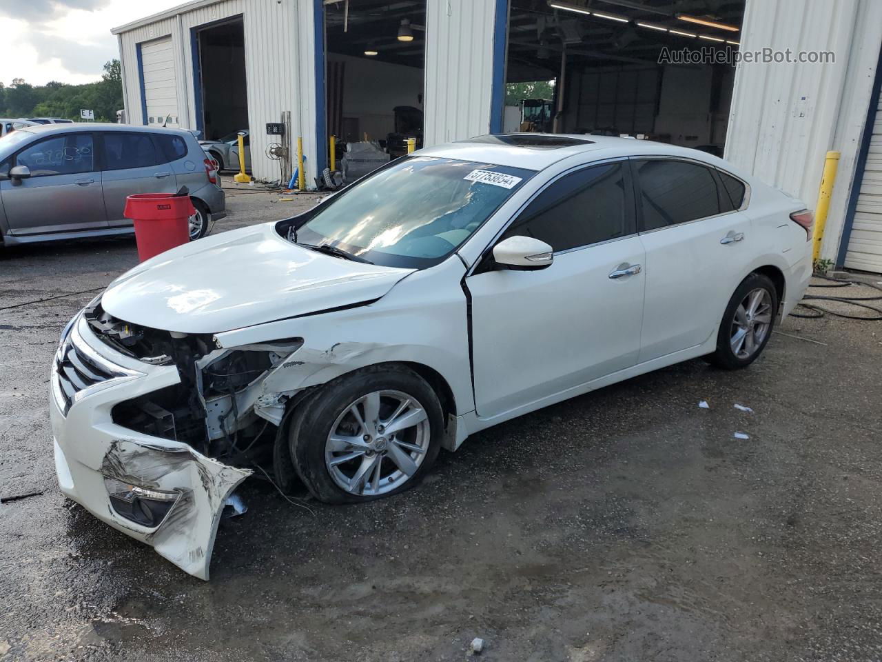 2015 Nissan Altima 2.5 White vin: 1N4AL3AP2FC171466