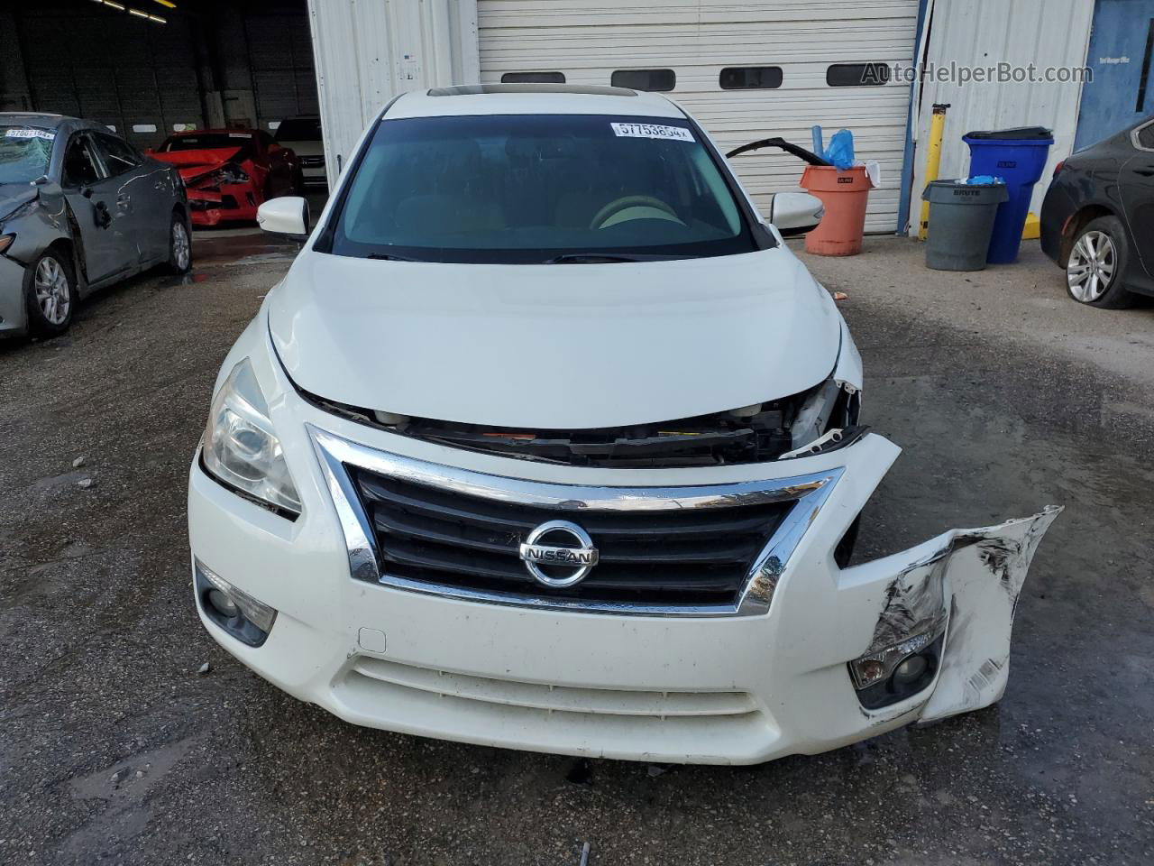 2015 Nissan Altima 2.5 White vin: 1N4AL3AP2FC171466