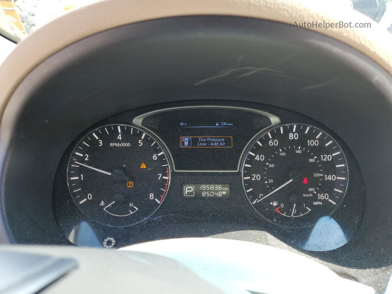 2015 Nissan Altima 2.5 White vin: 1N4AL3AP2FC171466