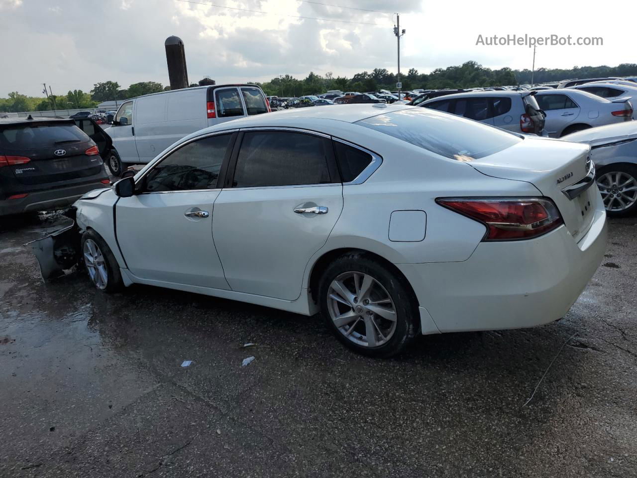2015 Nissan Altima 2.5 White vin: 1N4AL3AP2FC171466