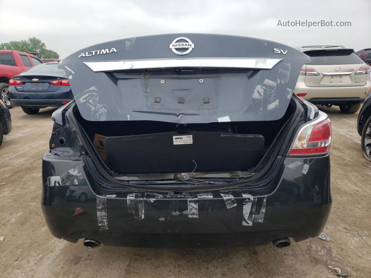 2015 Nissan Altima 2.5 Черный vin: 1N4AL3AP2FC206281