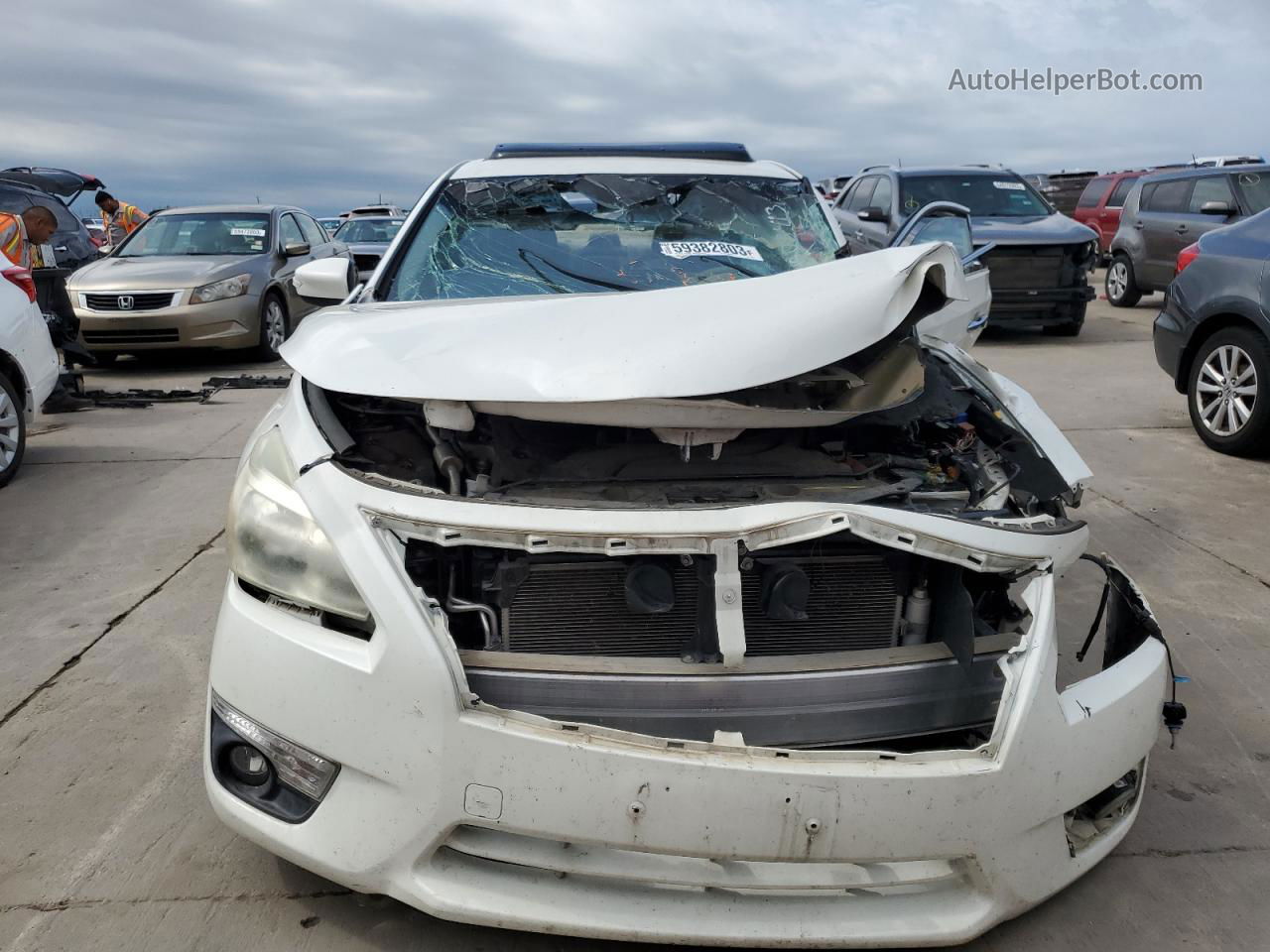 2015 Nissan Altima 2.5 White vin: 1N4AL3AP2FC239152