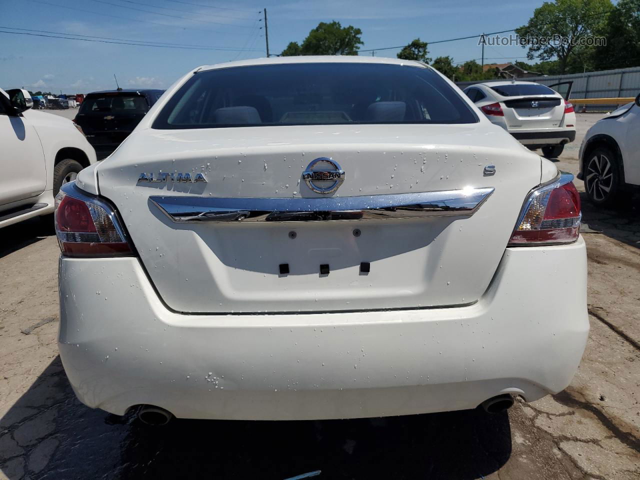 2015 Nissan Altima 2.5 White vin: 1N4AL3AP2FC293390