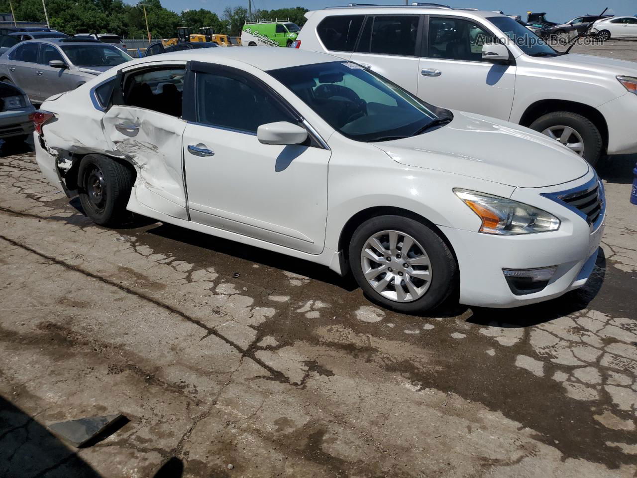 2015 Nissan Altima 2.5 White vin: 1N4AL3AP2FC293390