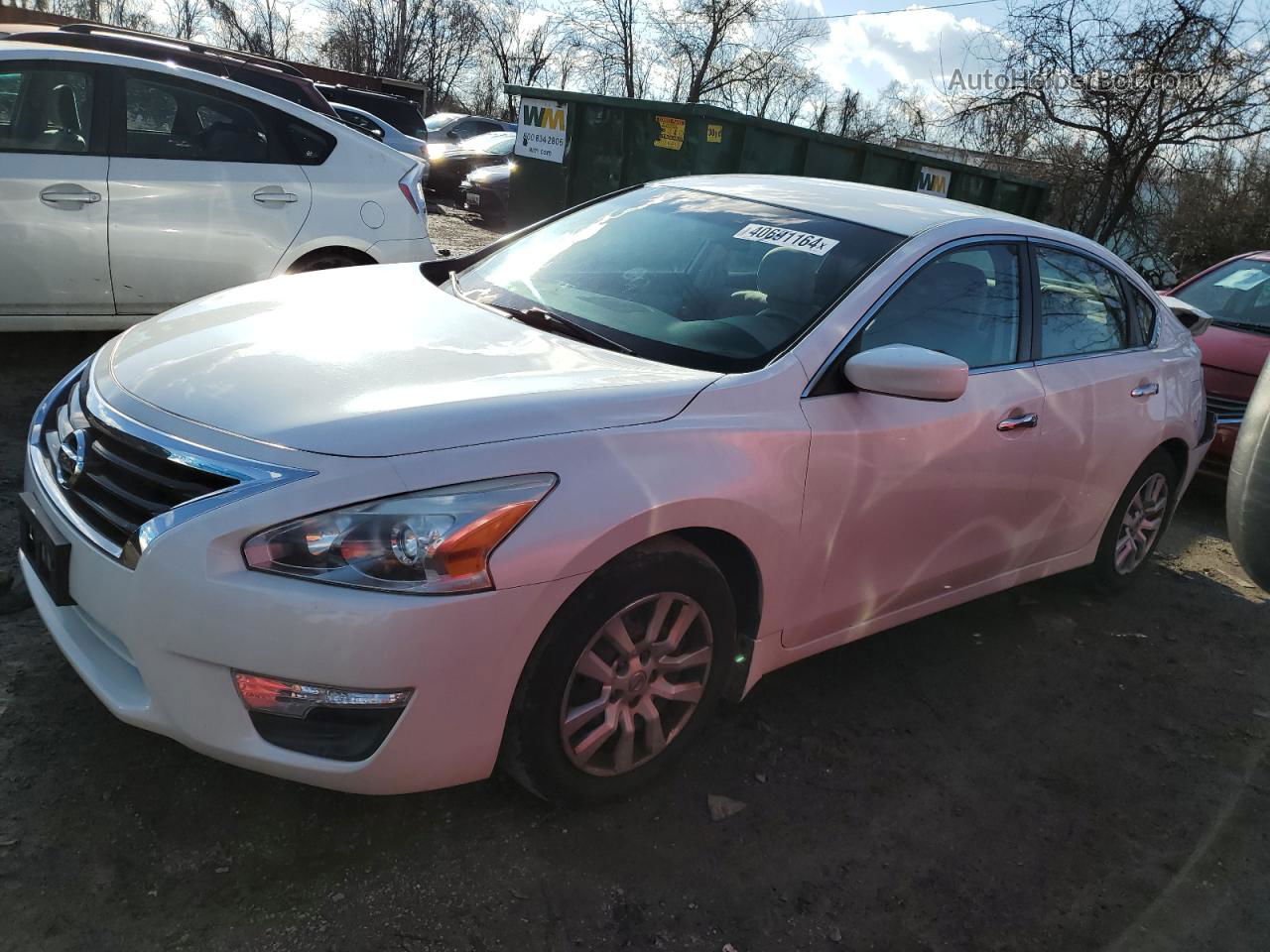 2015 Nissan Altima 2.5 Белый vin: 1N4AL3AP2FC409722