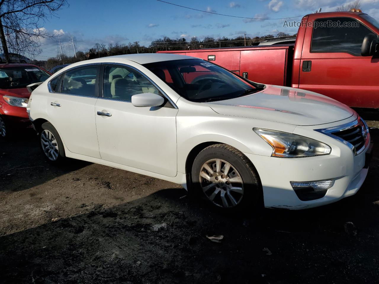 2015 Nissan Altima 2.5 Белый vin: 1N4AL3AP2FC409722