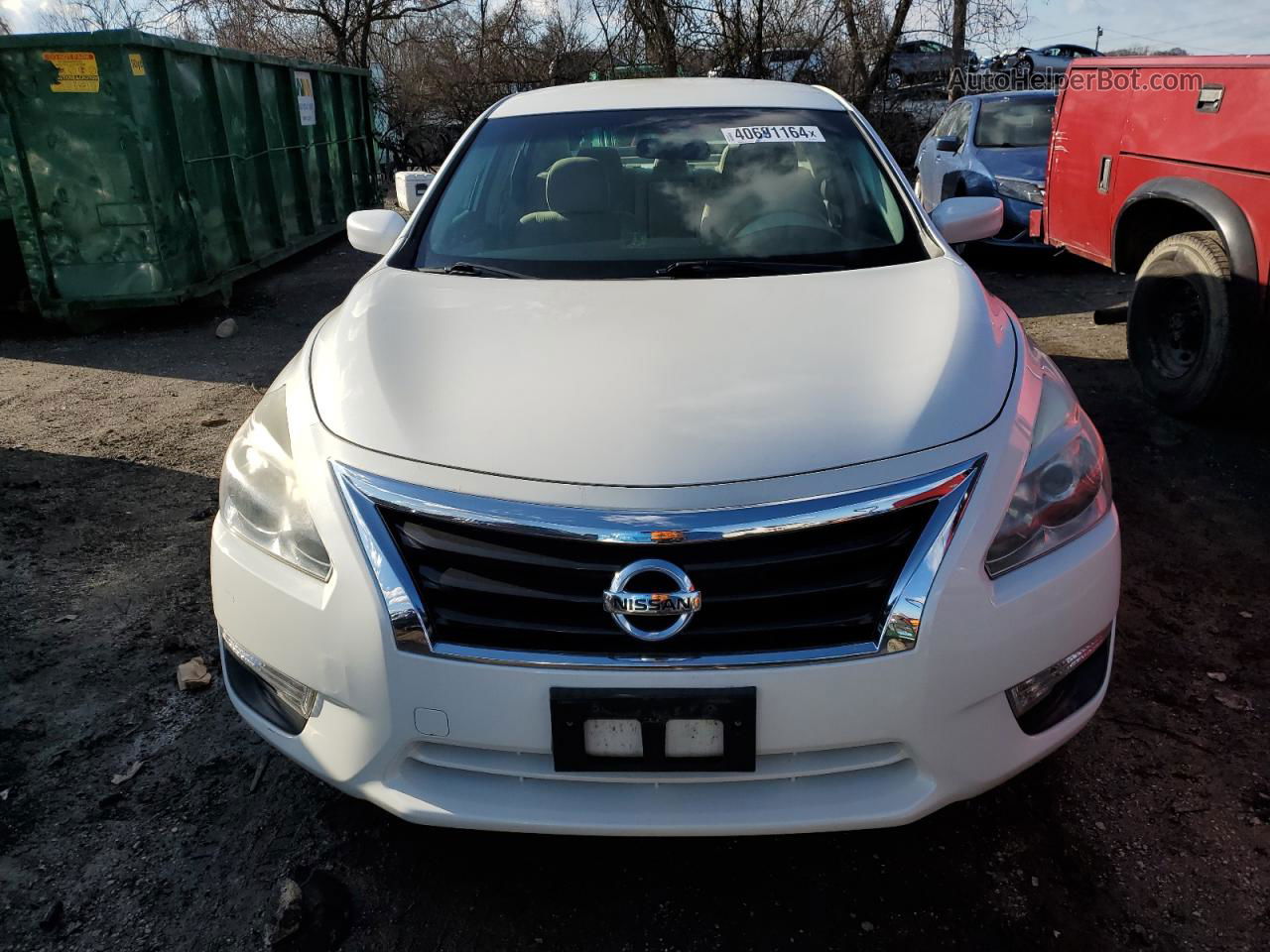 2015 Nissan Altima 2.5 Белый vin: 1N4AL3AP2FC409722