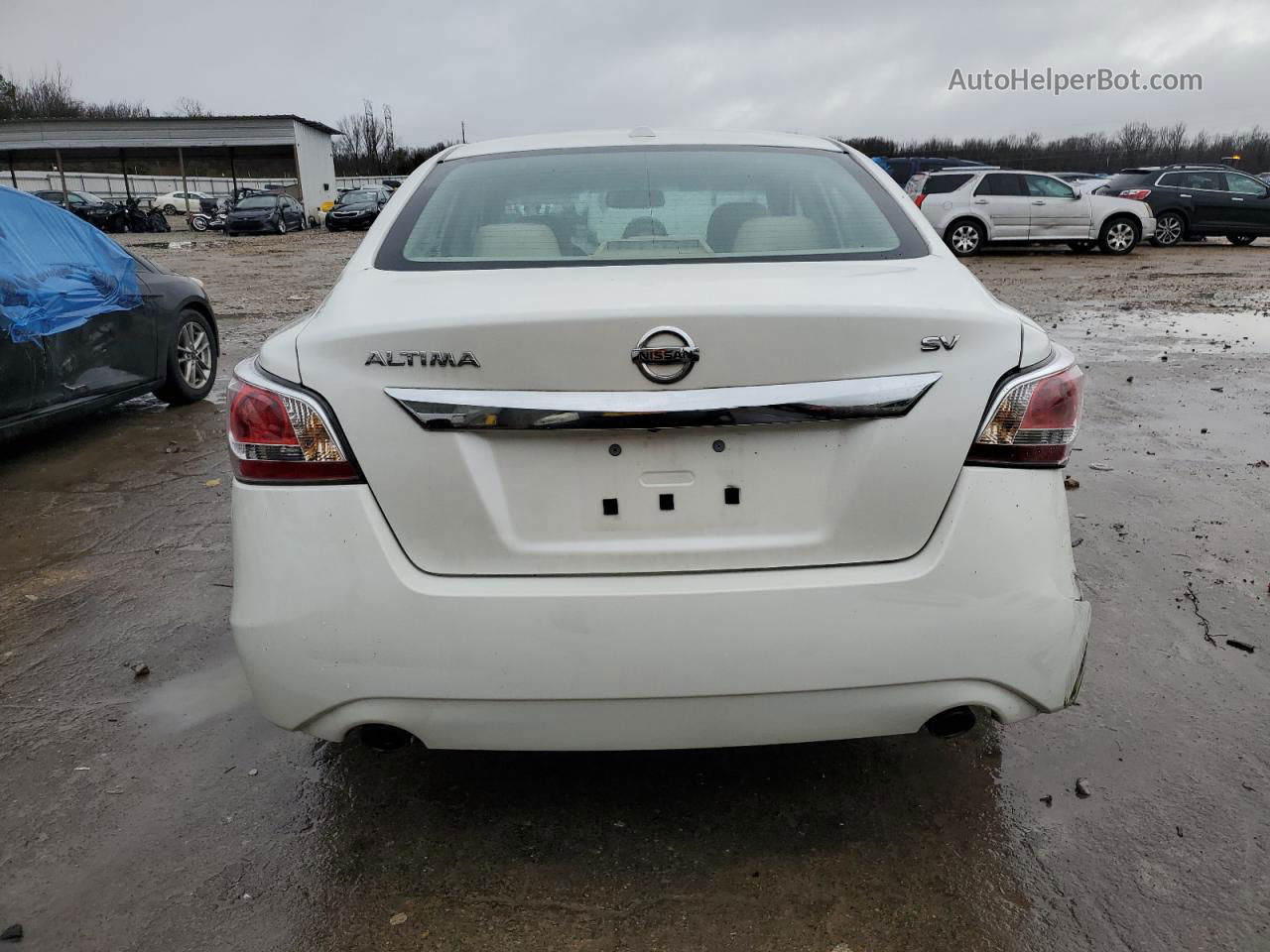 2015 Nissan Altima 2.5 Белый vin: 1N4AL3AP2FC414662