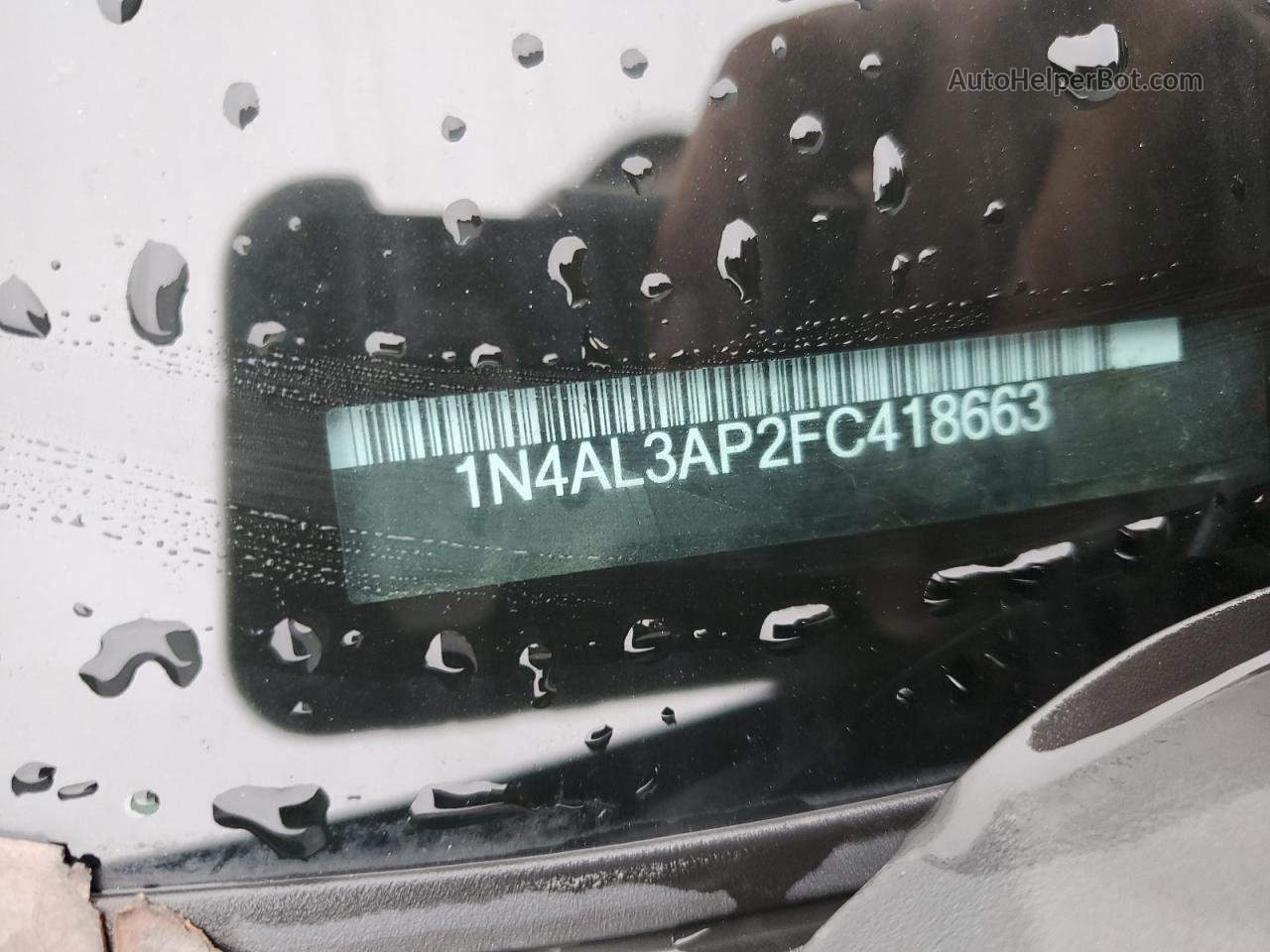 2015 Nissan Altima 2.5 Black vin: 1N4AL3AP2FC418663