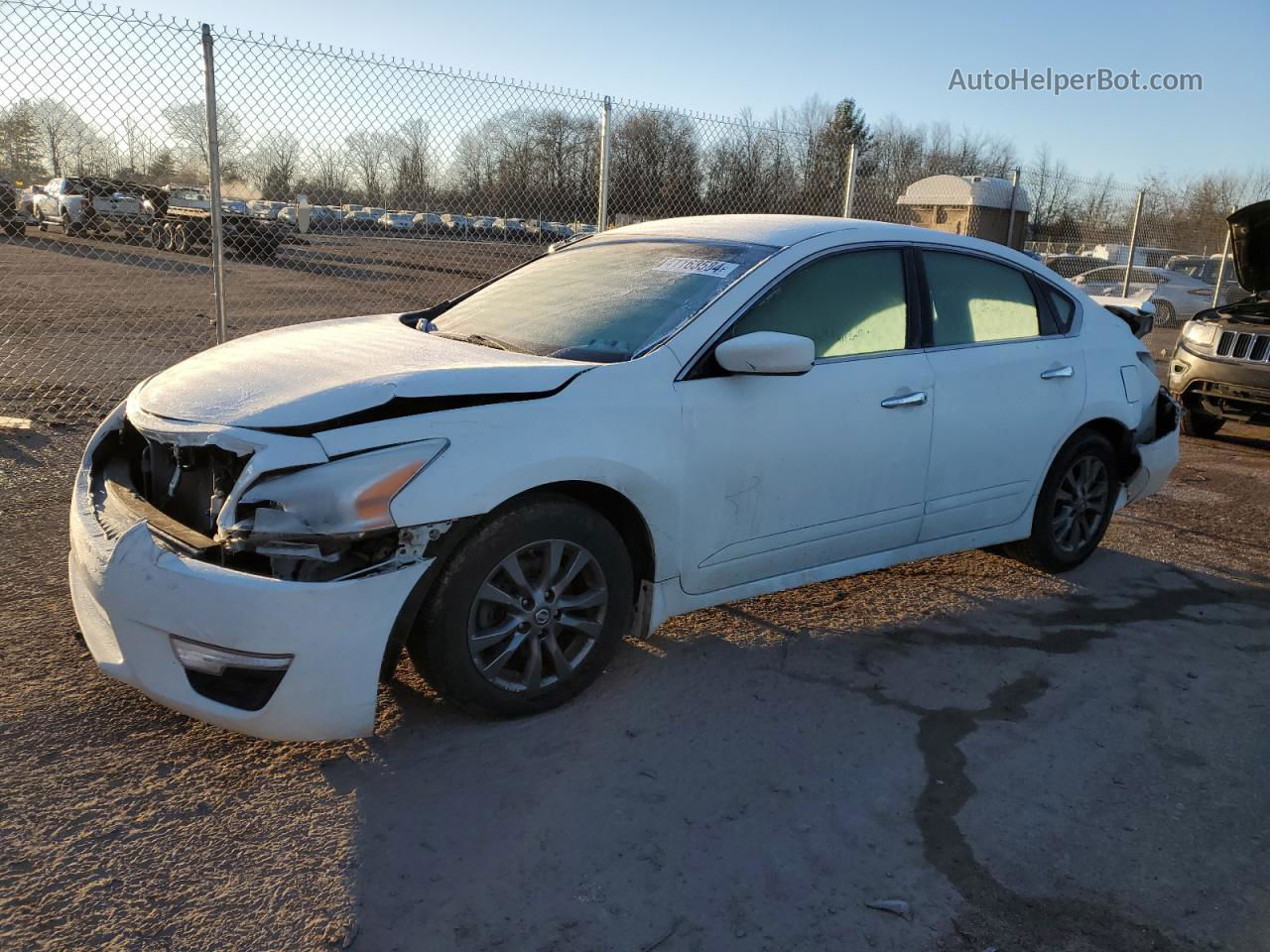 2015 Nissan Altima 2.5 White vin: 1N4AL3AP2FC487286