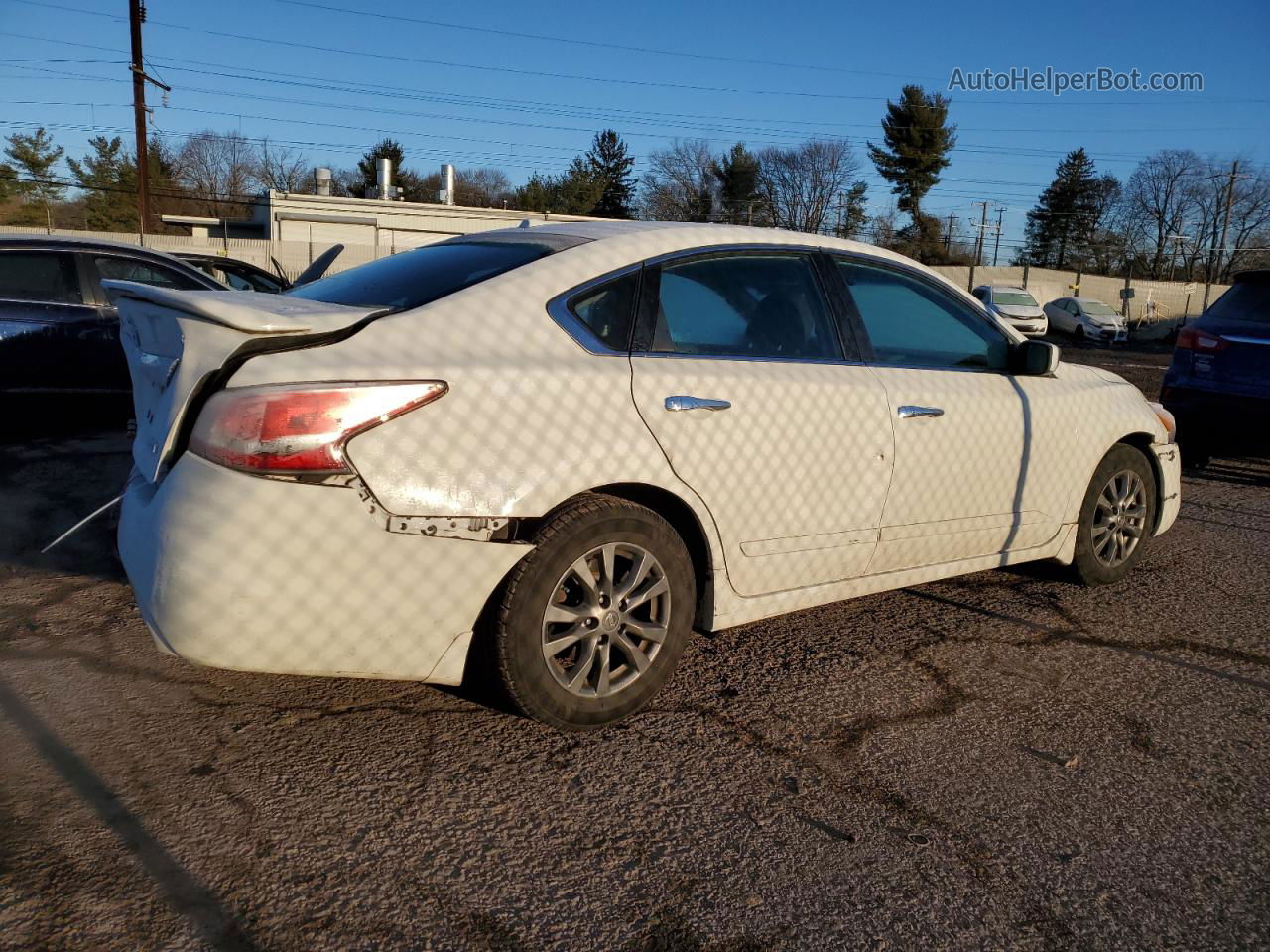 2015 Nissan Altima 2.5 Белый vin: 1N4AL3AP2FC487286