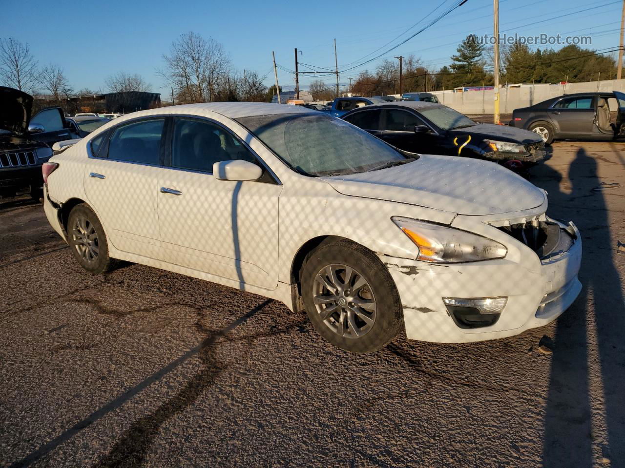 2015 Nissan Altima 2.5 Белый vin: 1N4AL3AP2FC487286