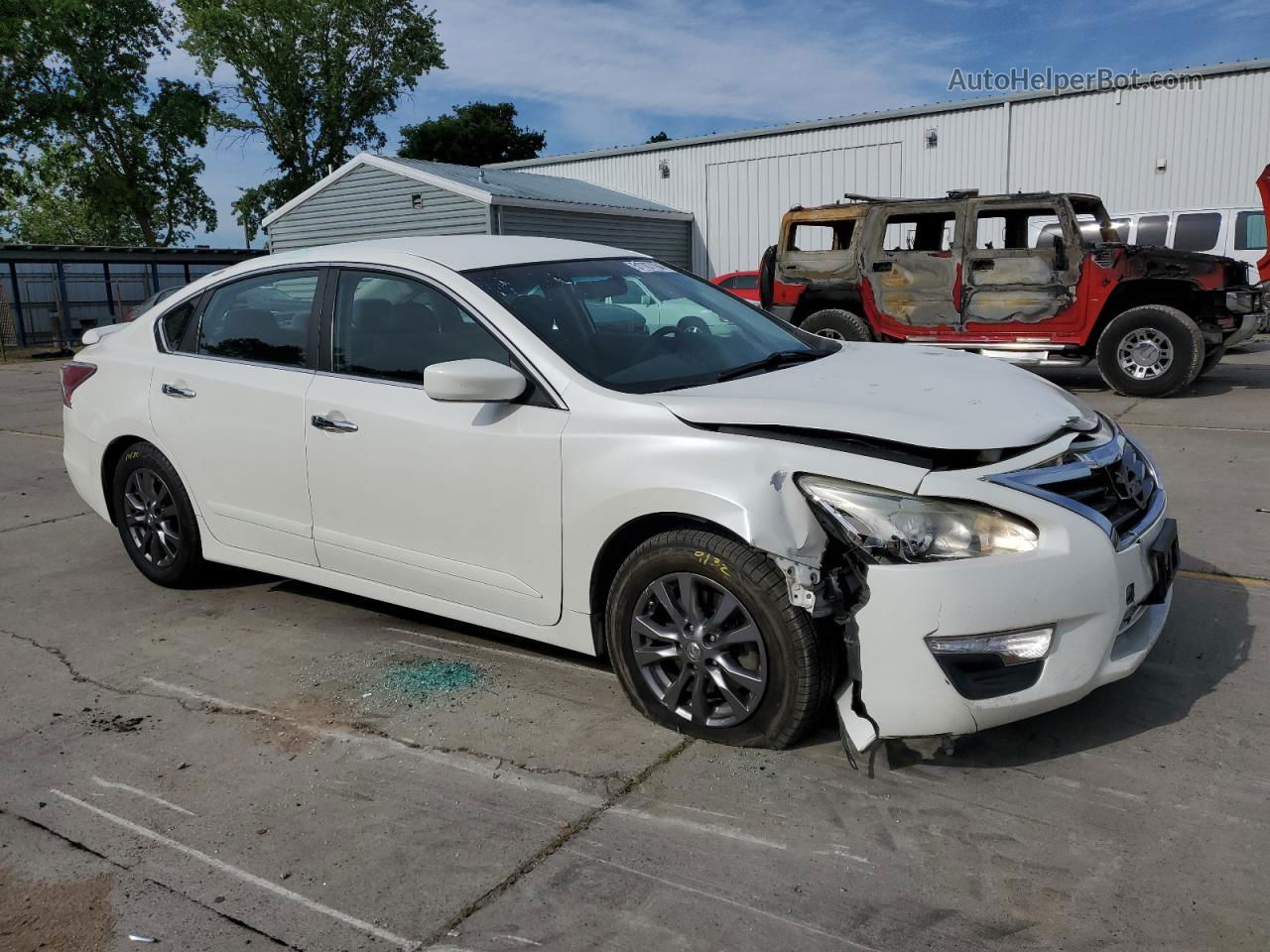 2015 Nissan Altima 2.5 White vin: 1N4AL3AP2FC490480