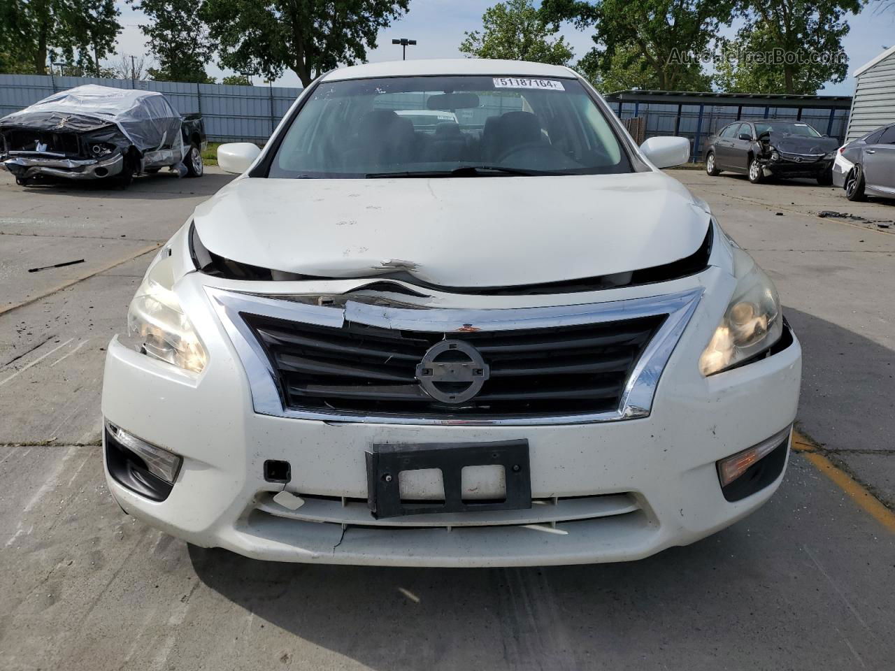 2015 Nissan Altima 2.5 White vin: 1N4AL3AP2FC490480