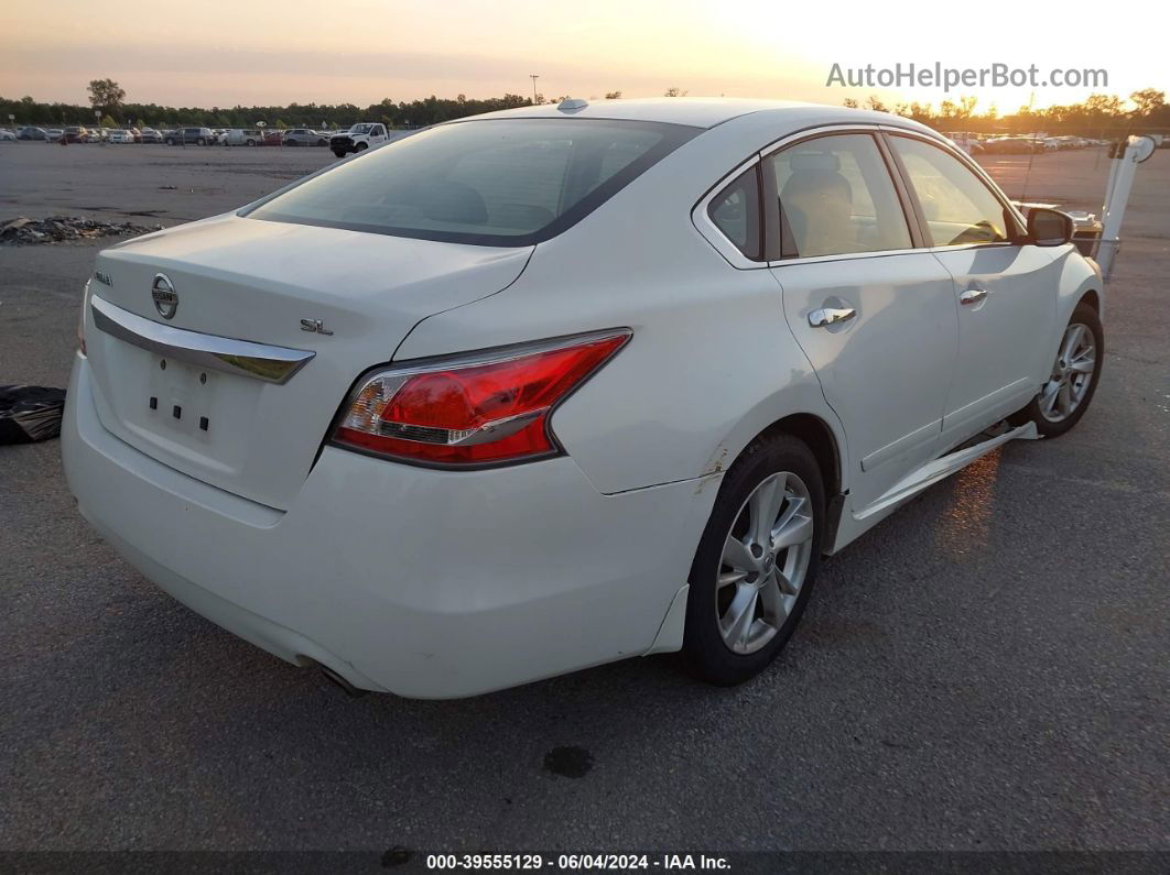 2015 Nissan Altima 2.5 Sl White vin: 1N4AL3AP2FN301136