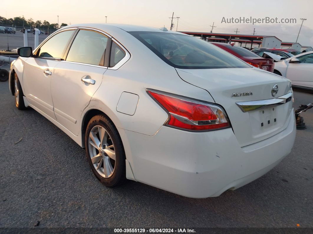 2015 Nissan Altima 2.5 Sl White vin: 1N4AL3AP2FN301136