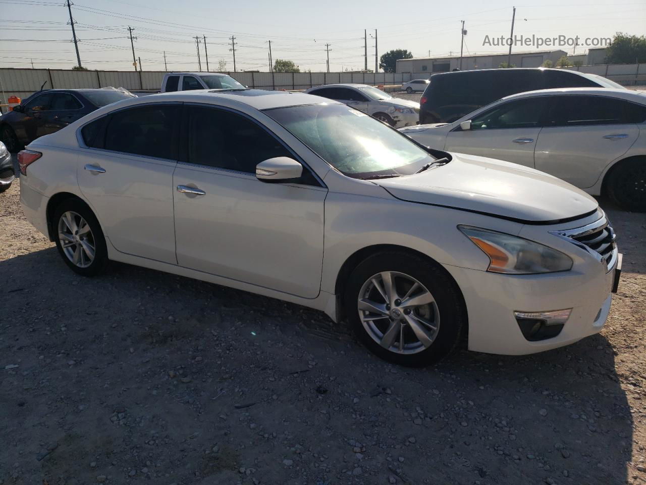 2015 Nissan Altima 2.5 White vin: 1N4AL3AP2FN356296