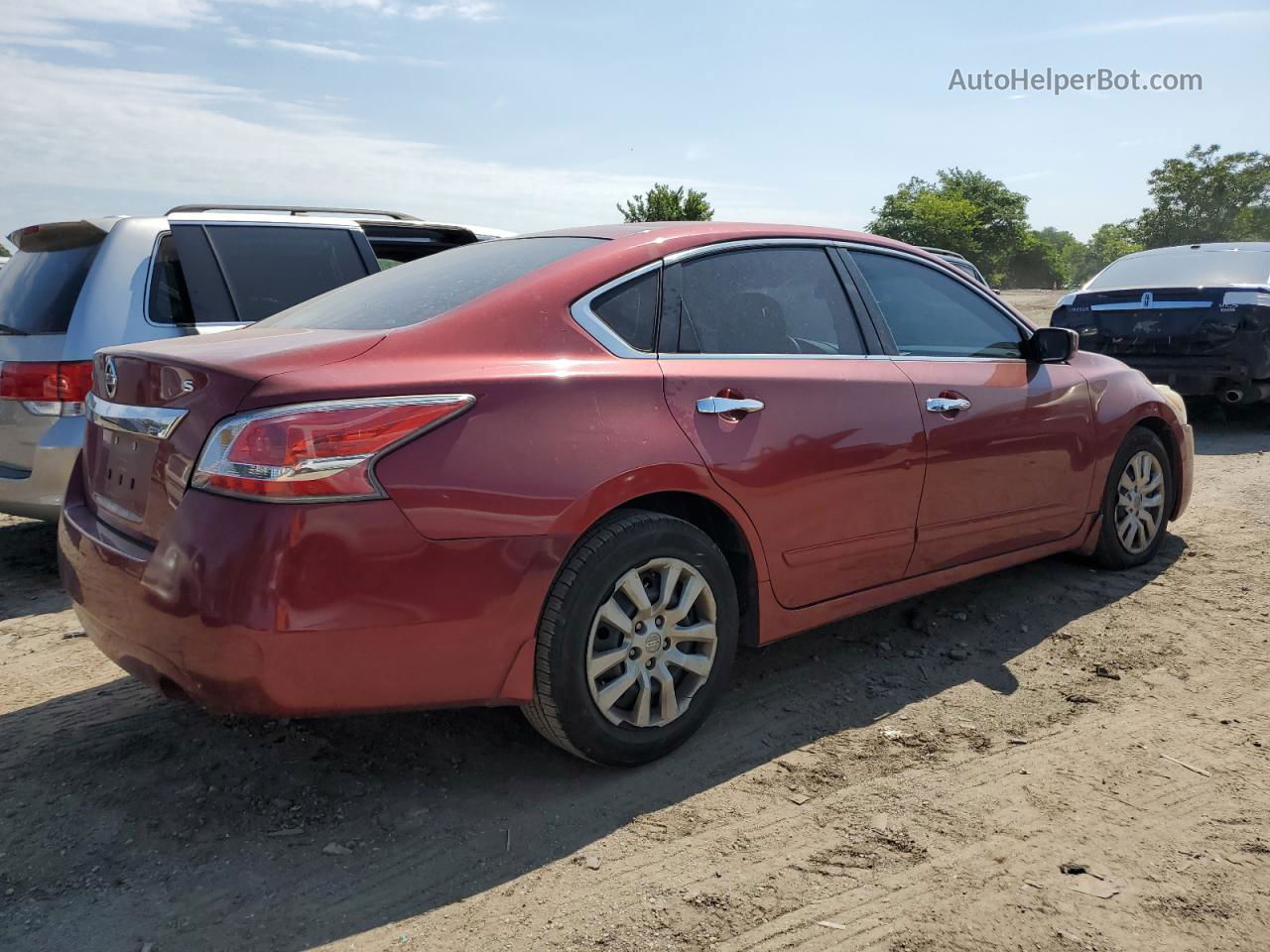 2015 Nissan Altima 2.5 Красный vin: 1N4AL3AP2FN380307